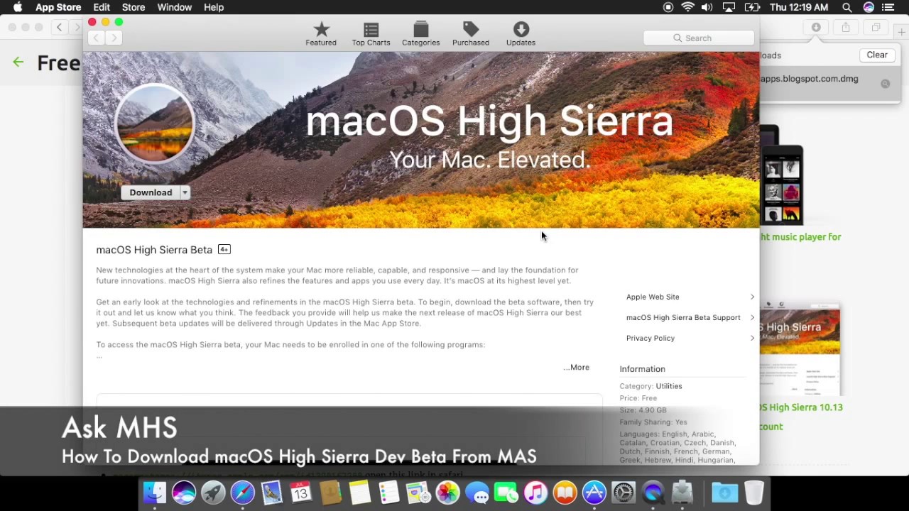 Macos 10.13 High Sierra Download